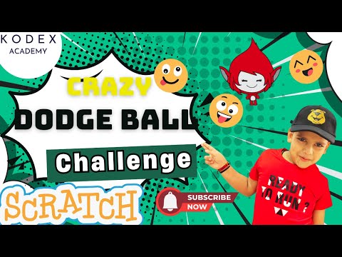 "🏀Build a Dodge Ball Challenge in Scratch 🎮| Fun & Easy Coding Game"  by Kodex Academy
