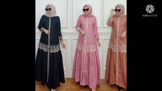Beautiful simple robe,Eid trend 2022 ( Mutia Collection)