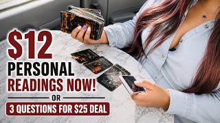 🌏🔥Personal reads available 2.5 hours! Get on the list! #Tarot #Personalreadings #Zodiac #tiktok
