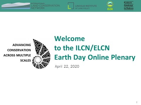 ILCN ELCN Earth Day Online Plenary