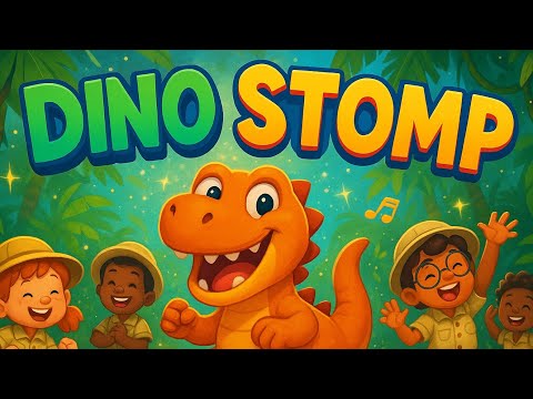 Dino Stomp | #kidssong  | #dinosaur  | #nurseryrhymes  | #kindergarten | #singalong