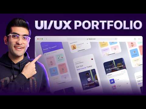 How to Build Your First UI/UX Design Portfolio Website | Step-by-Step Tutorial