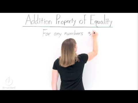 What's the Addition Property of Equality?