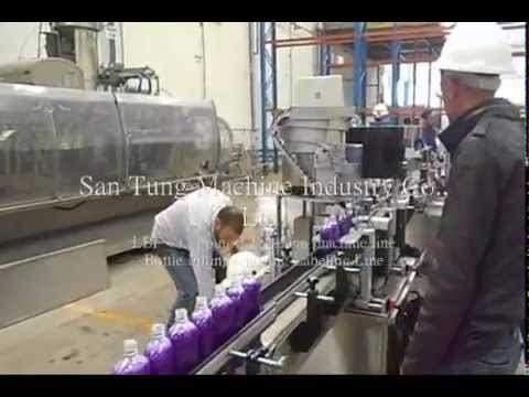 Bottle Paste Filling Capping Labeling Line #bottle#filling#包裝機#充填#三統#santung