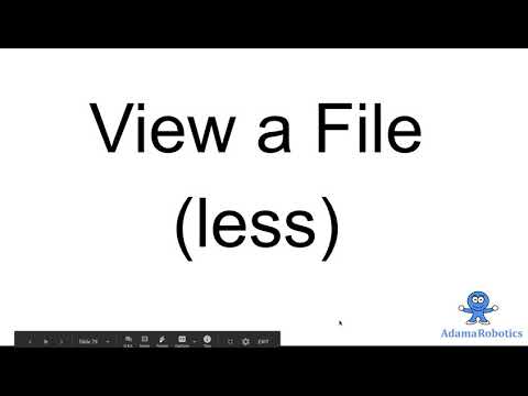 less command
