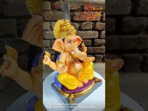 Ganesh idol making 2024/Ecofrindly ganpati making/How to Make ganesh murti/#ganapti