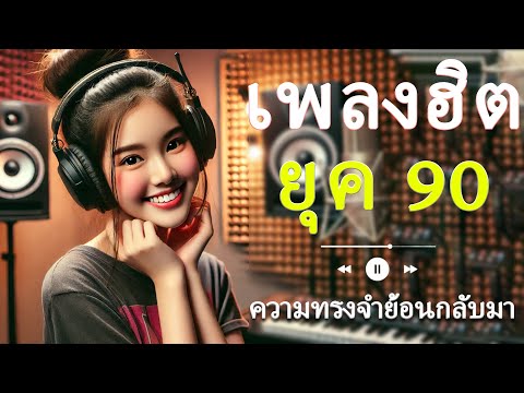 🎤 ฟังเพลงสด - เพลง 90s ที่ไม่สามารถขาดหายไปจากใจคนรักเพลง 🎵