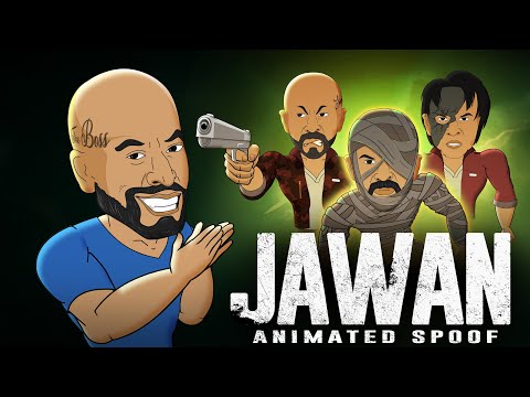 JAWAN Prevue || SRK The Multi Personality Super Hero || Animated Spoof || Cartoon Smash