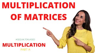 part a | MULTIPLICATION OF MATRIX 2x2 3x3  How to Multiply Matrices? CLASS 10 ICSE SELINA SOLUTION
