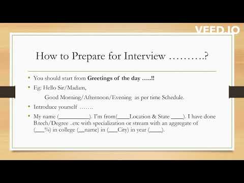 How to Prepare for interview .........?