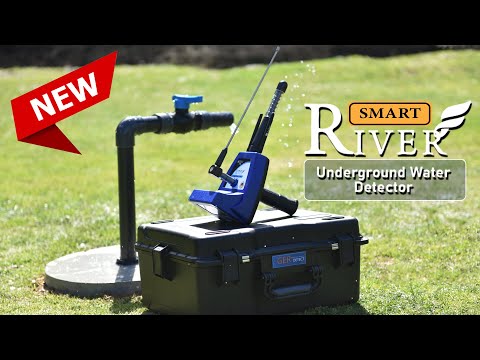 Long range underground water locator underground - RIVER - F SMART 3 systems device