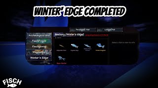 How To Complete The Winter's Edge Bestiary | Roblox FISCH