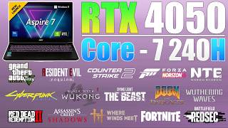ACER ASPIRE 7 RTX 4050 + Intel Core 7 240H in 2026 – Worth Buying? (18 Games Tested)