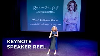 Stephanie Morton-Small | Keynote Speaker Reel | Wine, Leadership & Life