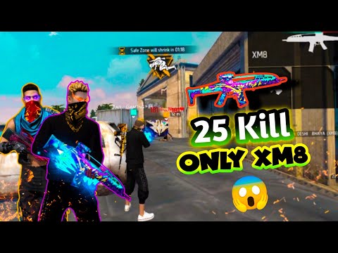 25 Kills XM8 Unbelievable Gameplay 😱 Poco X3 Pro📱 AAR Gaming - Free Fire Max 🔥
