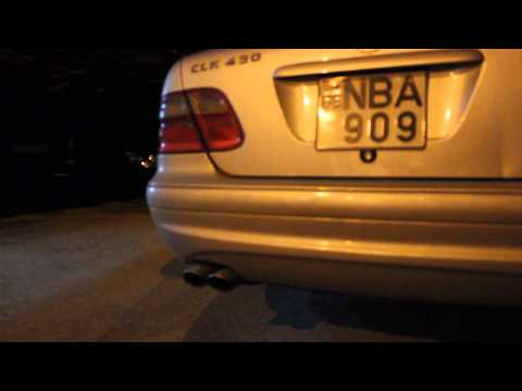 CLK 430 with CLK55 AMG rear muffler