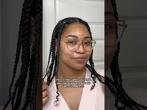 My hair better GROW cause I’m getting impatient #braidout #protectivestyles #curlyhairstyles