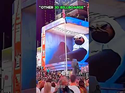 Future of advertising 3D Billboards🤩🤩#futuristic #shorts #ytstudio
