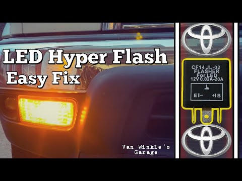 LED Hyper Flash FIX! 3rd Gen Toyota 4Runner 1996 - 2002