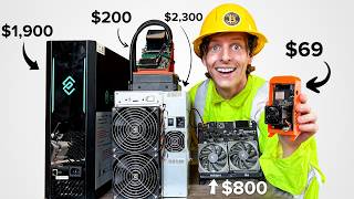 I Tested Bitcoin Miners at EVERY Price (6 Year Results)