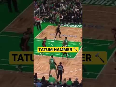 TATUM SLAM💥 #nbatoday #nbaplayoffs #jaso#slamdunk #bostonceltics #miamiheat #playoffs #game5