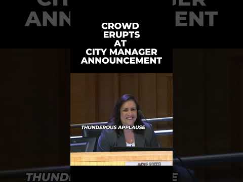 𝗖𝗿𝗼𝘄𝗱 𝗘𝗿𝘂𝗽𝘁𝘀 𝗮𝘁 𝗖𝗶𝘁𝘆 𝗠𝗮𝗻𝗮𝗴𝗲𝗿 𝗔𝗻𝗻𝗼𝘂𝗻𝗰𝗲𝗺𝗲𝗻𝘁 #icma #localgov #leadership #citymanager  #westhollywood
