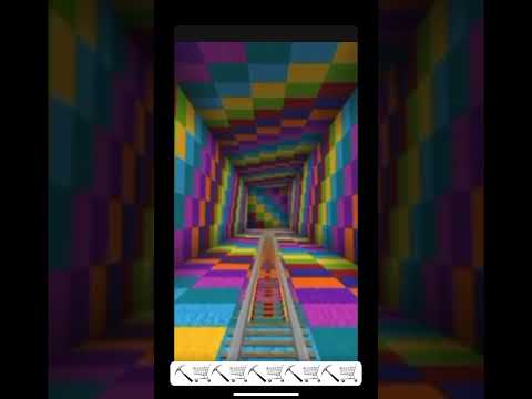Minecraft Redstone Cart Illusion #illusion #like #viral #gamtng