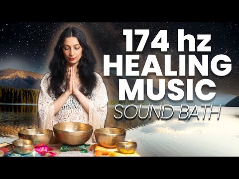 174 hz Frequency Sound Therapy Music - Deep Sleep (1 Hour)