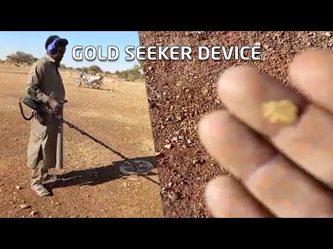 Finding a piece of gold weighing 6 grams by one of our clients in Mauritania by Gold Seeker Device