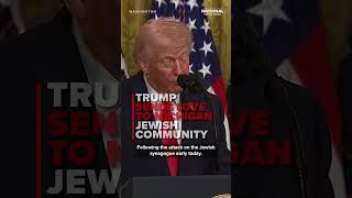 Trump sends love to MICHIGAN JEWISH COMMUNITY after temple attack