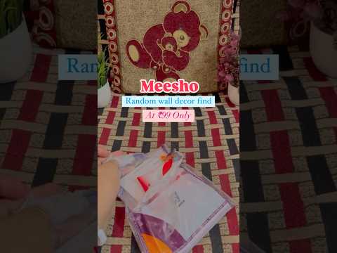 Meesho find under ₹100 |meesho wall collage #meeshohaul #meeshofinds #homedecor #walldecor #trending