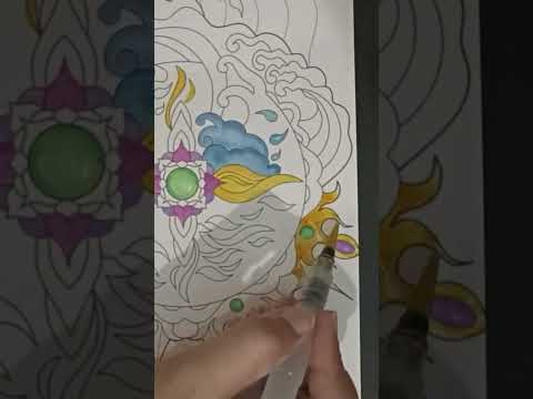 Therapeutic Me Time with Water Colours #imaginedragons #watercolorart #relaxing #theraputic