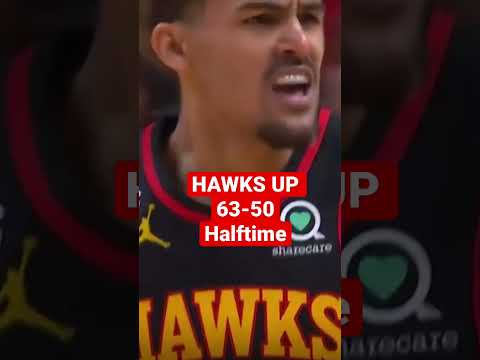 HAWKS IN HEAT 🔥 #nba #nbatoday #nbahighlights #playin #atlantahawks  #miamiheat #traeyoung #crazy