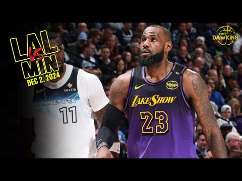 Los Angeles Lakers Full Team Highlights vs Minnesota Timberwolves | Dec 2, 2024 | FreeDawkins