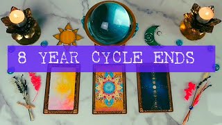 BONUS PICK A CARD: "8 YEAR CYCLE ENDS!!! - TAROT CARD READING  