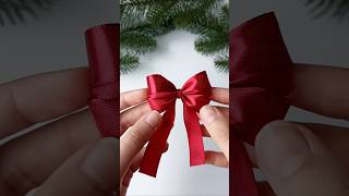 How to tie a bow | DIY bow tutorial #craft #crafttutorial #bowtutorial