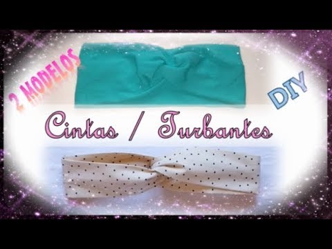DIY - HOW TO MAKE A FASHIONABLE TURBANT HEADBAND. TUTORIAL STEP BY STEP.