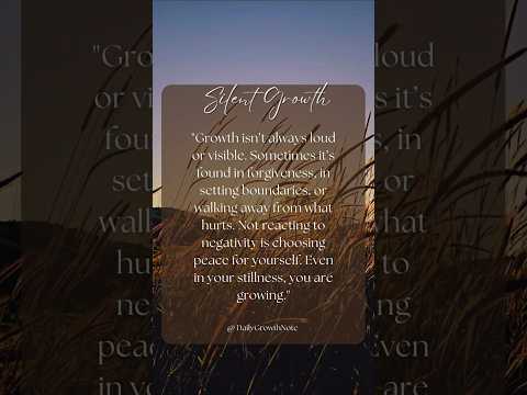 Focus on your growth #dailymotivation #short #quotes #mindset #inspirational #positivity