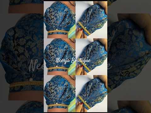 💯👌 Beautiful Blouse sleeves designs #tiktok  #trendingshorts#short