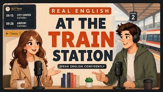 English Roleplay Podcast for Fast Learning | At the Train station | Episode 12