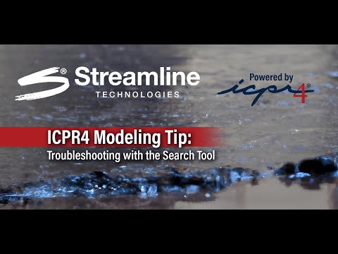 ICPR Modeling Tips (ep.10): Troubleshooting with the Search Tool