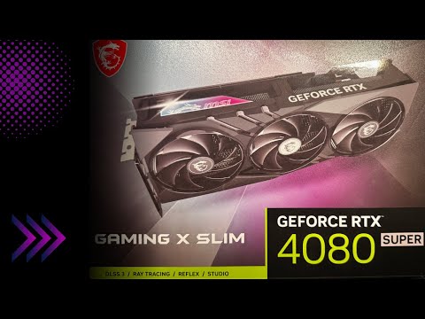 MSI GAMING X SLIM RTX 4090 SUPER UNBOXING