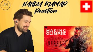 Vikram Making Glimpse Reaction | Kamal, Vijay Sethupathi, Fahadh Faasil, Jayaram, Lokesh, Anirudh