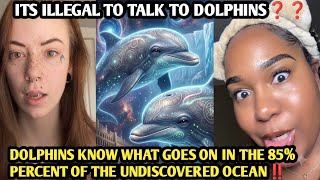 Dolphins are highly spiritual gate keepers that's why it's illegal to talk to them??
