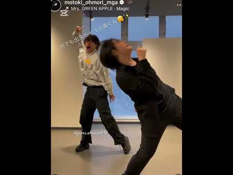 M rs.GREEN APPLE/作詞作曲歌、そしてダンスまで出来ちゃう元貴くん🍏　#mrsgreenapple #大森元貴 #若井滉斗 #藤澤涼架 #jams#magic