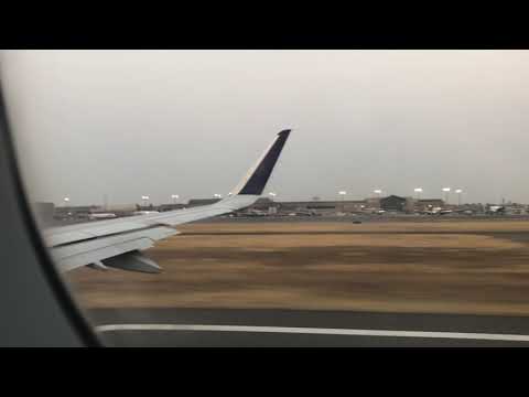 Delta Airlines Airbus A321 takeoff from BZN