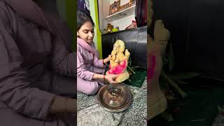 Day 3 Ganesh Chaturthi #ganpatibappamorya #viral #shorts #viralvideos #youtubeshorts #trending