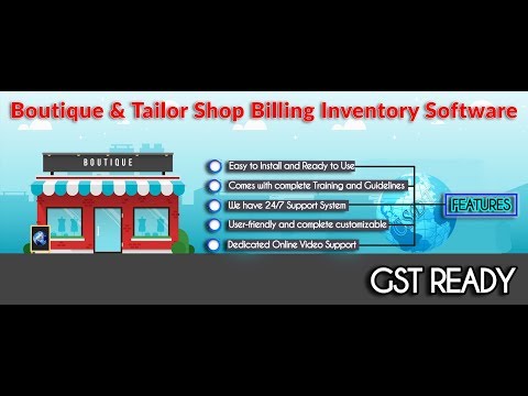 Software for Boutique or Tailor shop