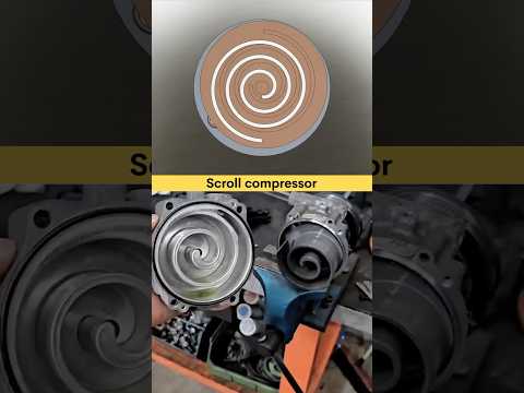 Scroll Compressor - Only working Concept 😅 #learning #mechanical #solidworks #3ddesign #engineer