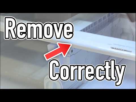How to REMOVE Samsung Bottom Shelf CORRECTLY